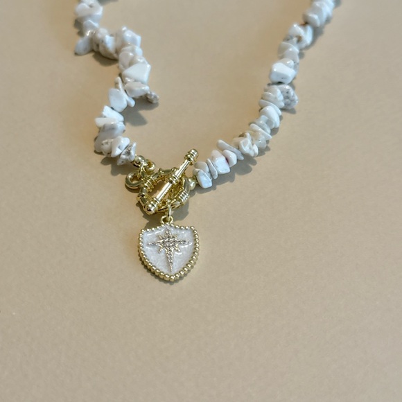 Boho beaded necklace #1347 - Picture 3 of 4